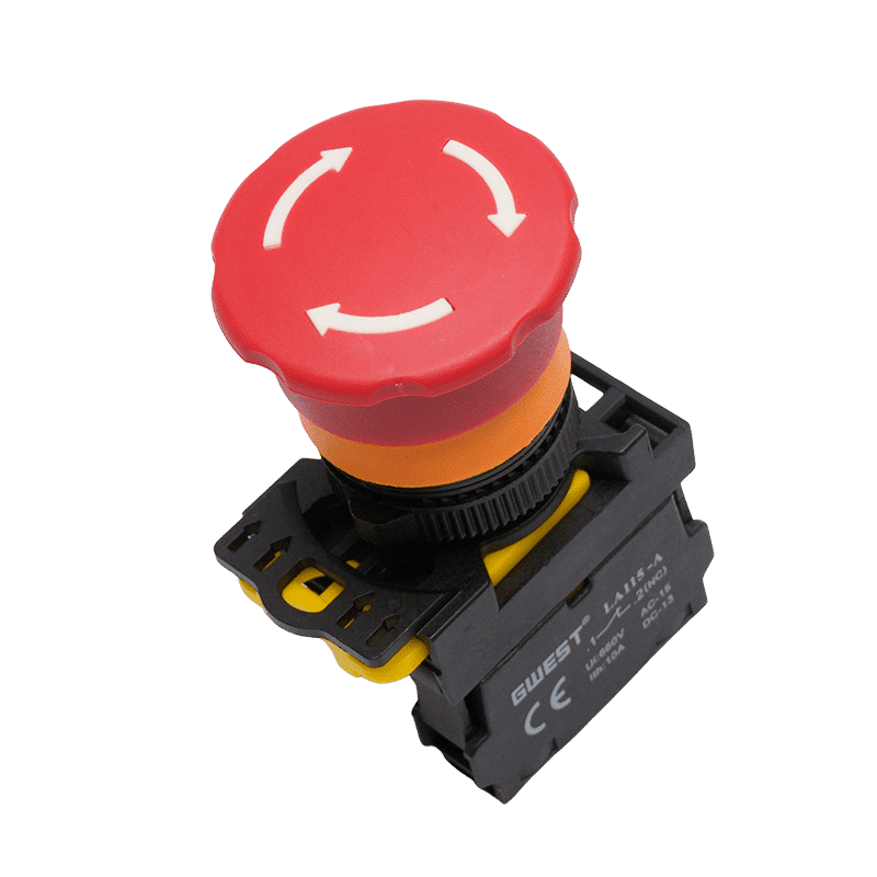 Botão de Emergência Tipo Cogumelo