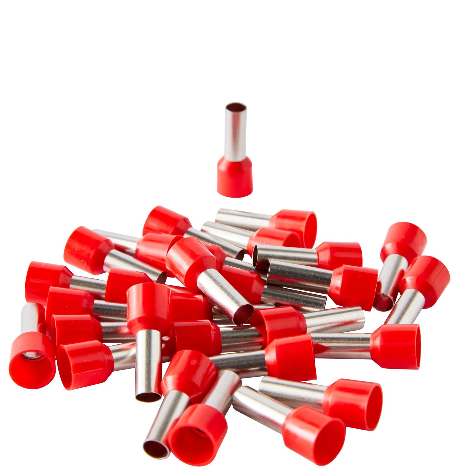 Ponteira Isolada 10 mm² – Vermelho