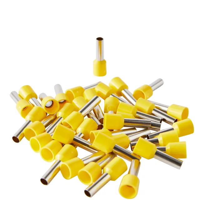 Ponteira Isolada 6 mm² – Amarela