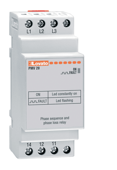Relé de Falta e Sequência de Fase – LOVATO Electric